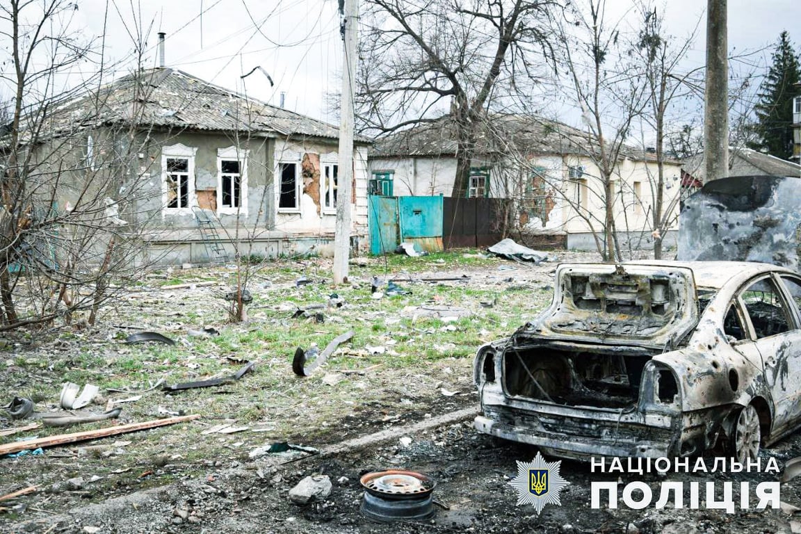 обстрел Славянская