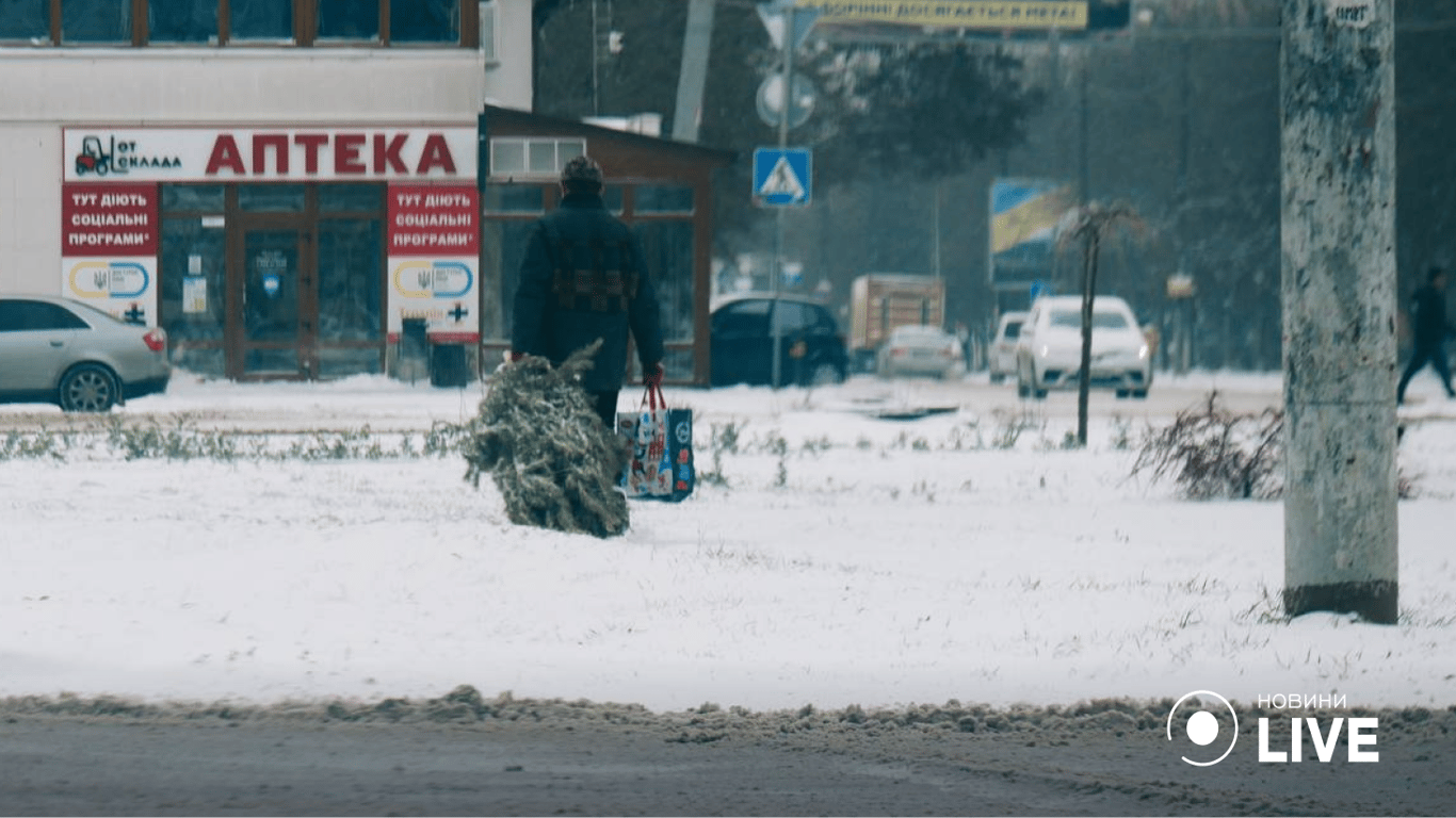 Сніг в Одесі