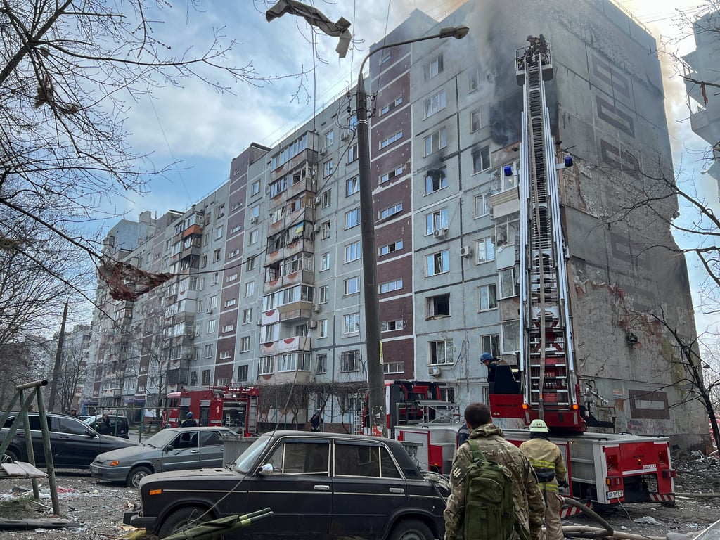 Ракетний удар по Запоріжжю