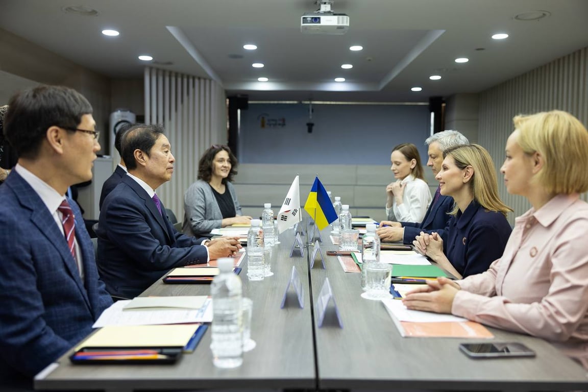 Олена Зеленська в Південній Кореї