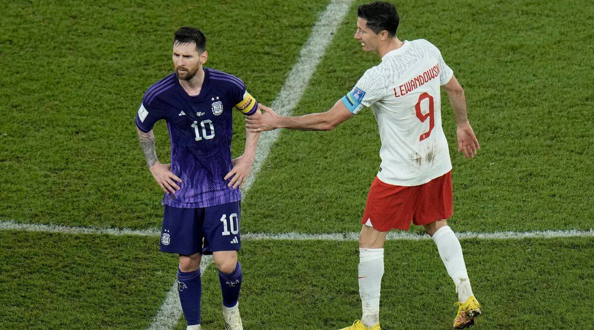 Роберт Левандовський та Лео Мессі