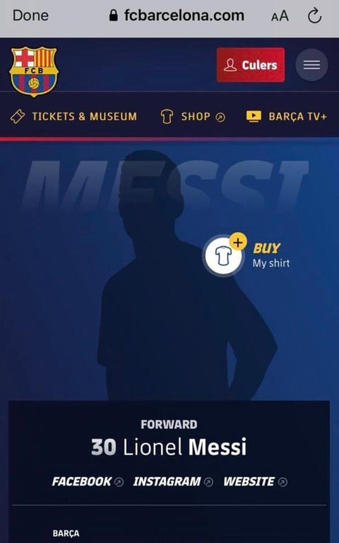 Официальный сайт Барселоны