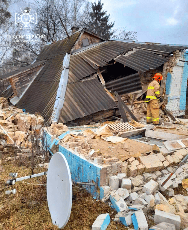 Взрыв газа в Киевской области 26 февраля