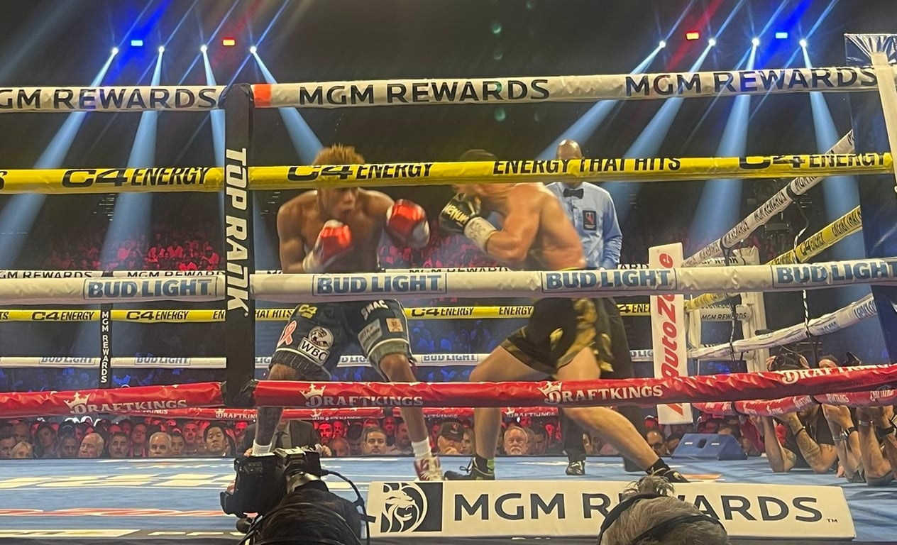 Ломаченко під час бою з Хейні пізно включив пресинг. Фото: Twitter