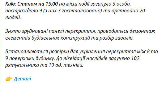 Повідомлення ДСНС