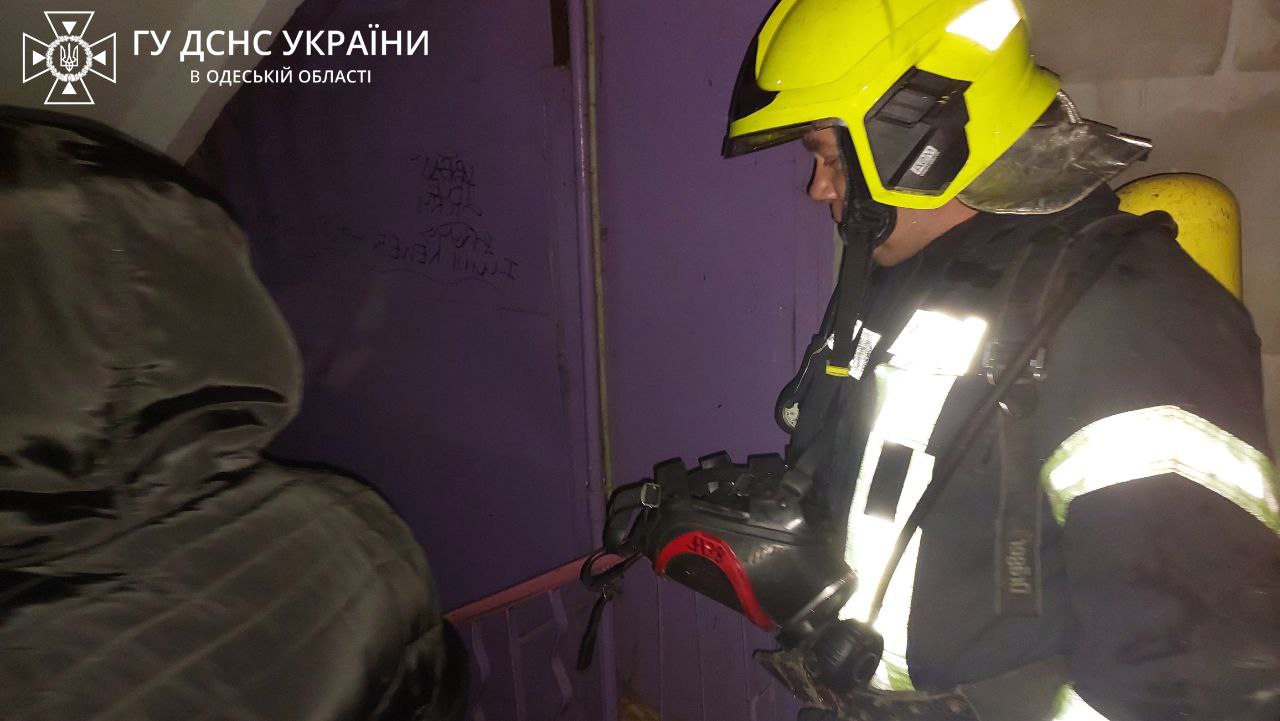 пожар в Одессе