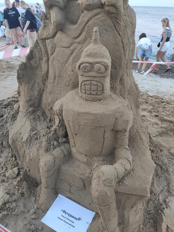 Фестиваль піщаних скульптур - як минув на пляжі Дельфін в Одесі