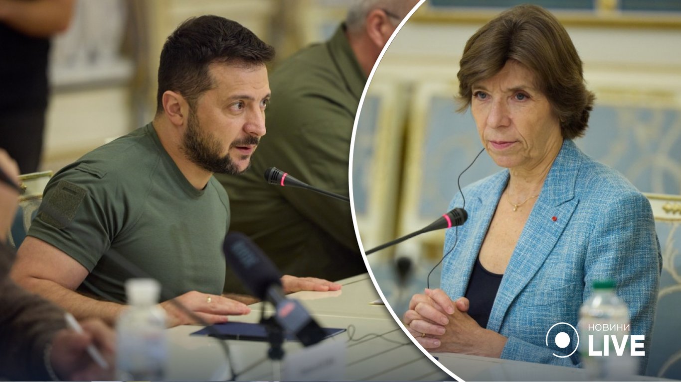 Зеленський зустрівся з головою МЗС Франції: деталі розмови