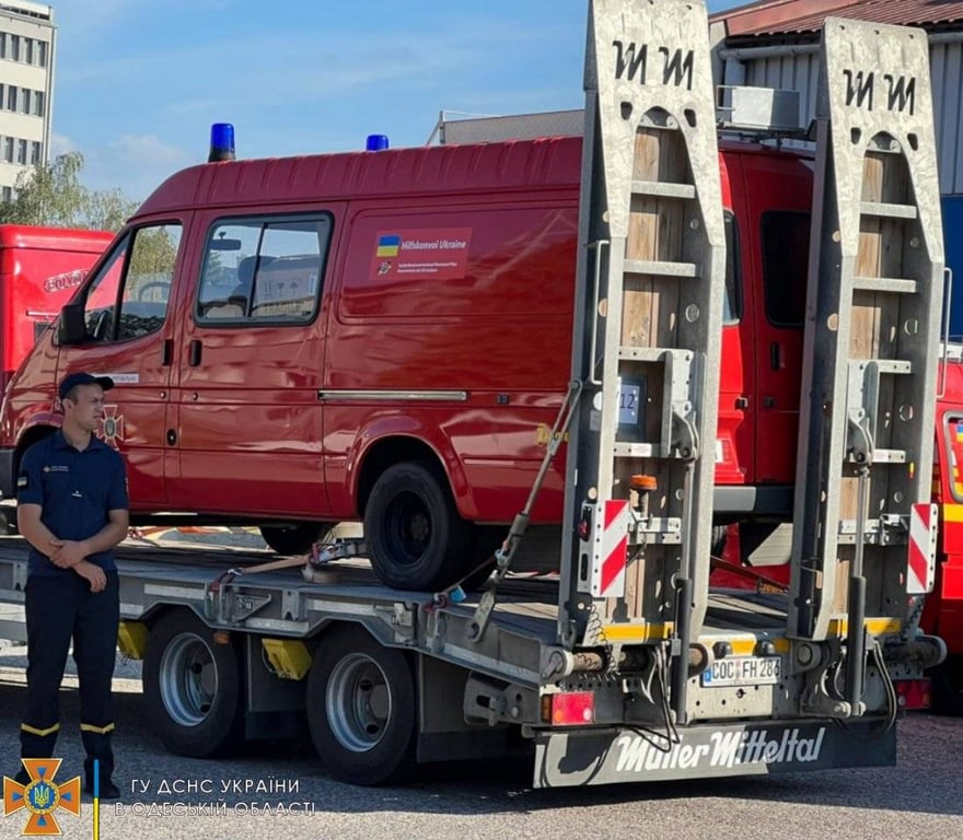 гуманітарна допомога Одеським рятувальникам