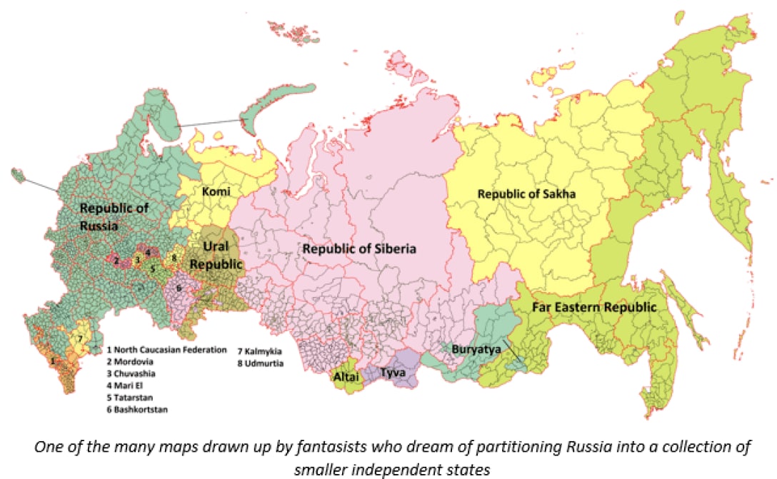 Як поділять росію