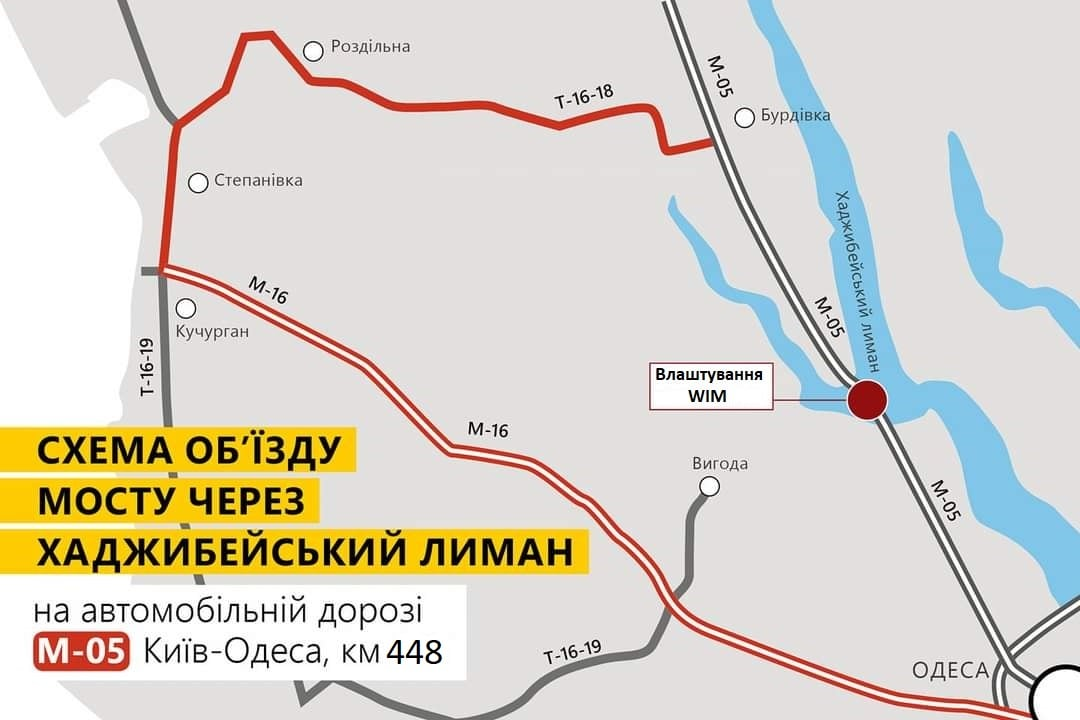 Хаджибейский мост перекроют на ночь и три дня – схема объезда