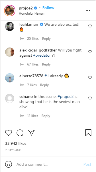 Комментарии в Instagram сына Шварценеггера