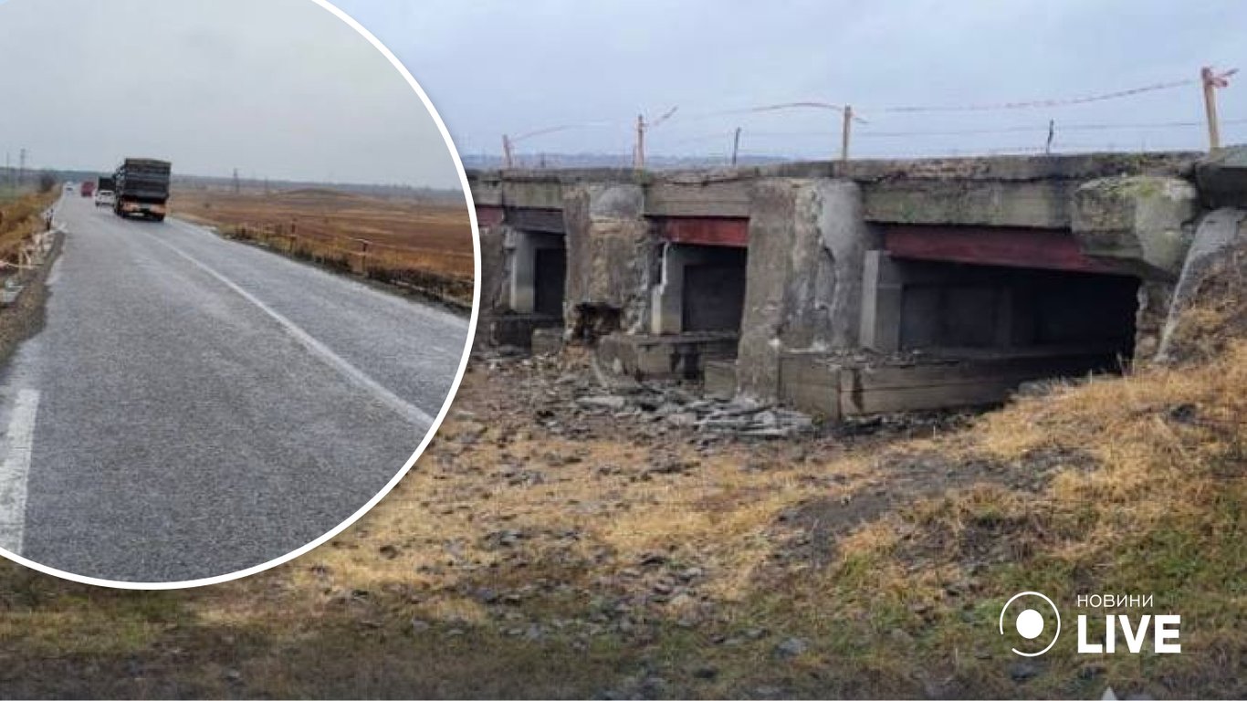 На юге Одесщины затруднено движение по важной трассе