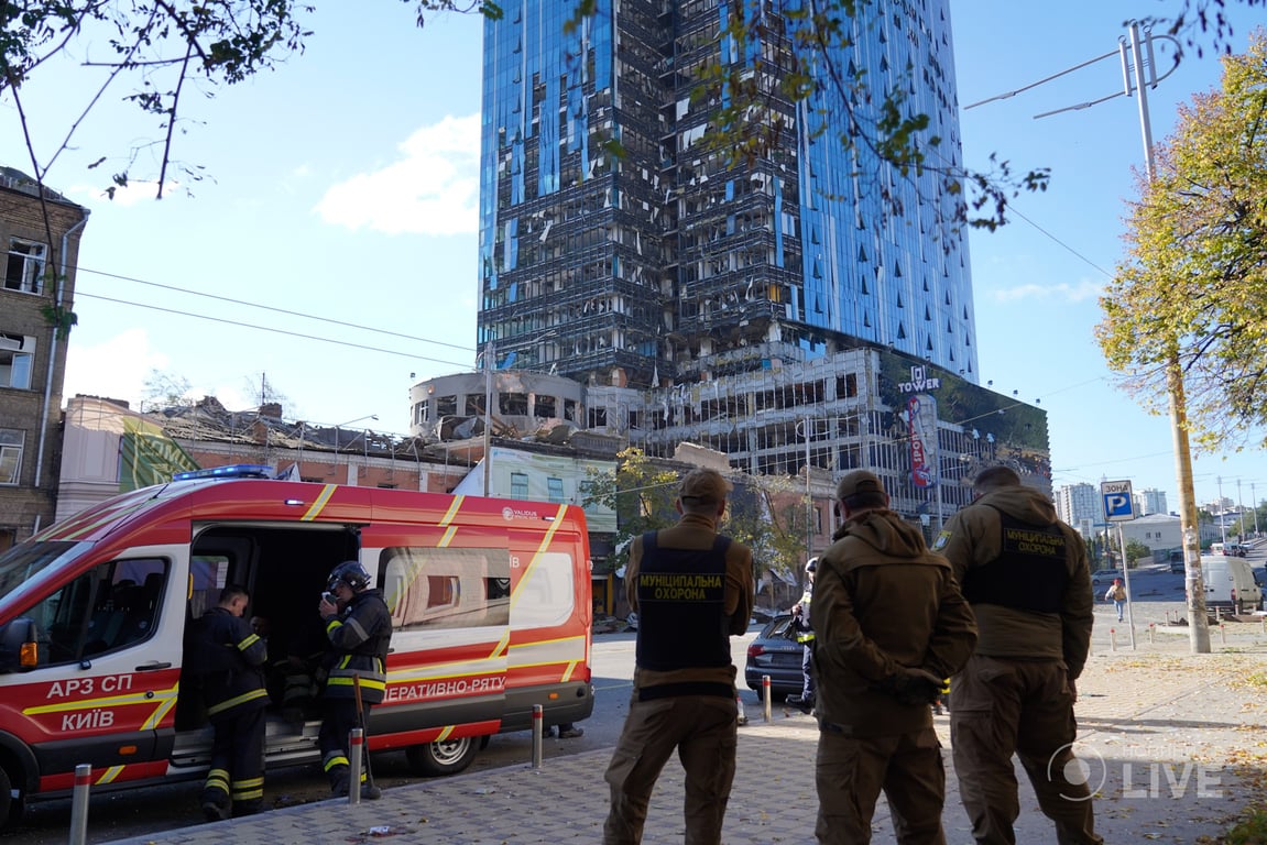 наслідки обстрілу в Києві
