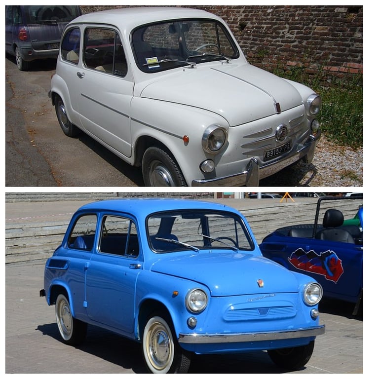 ЗАЗ- 965 и Fiat 600