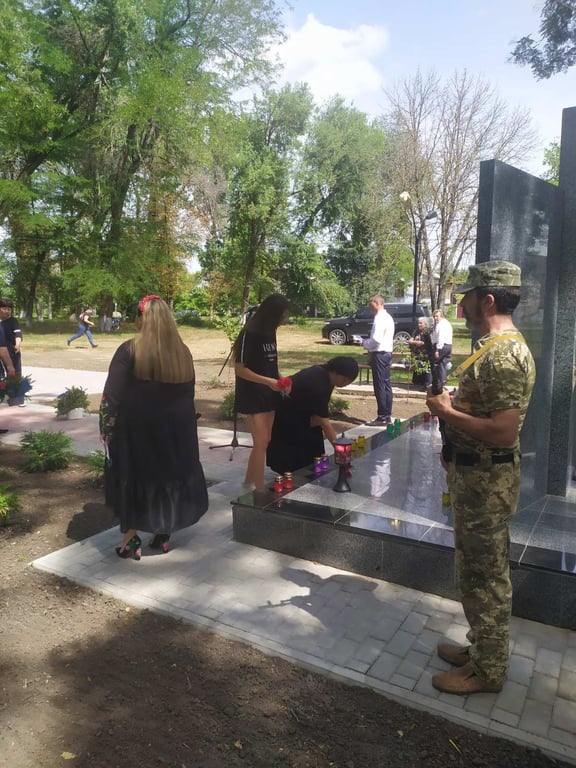 в Одесской области открыли мемориальную доску воинам