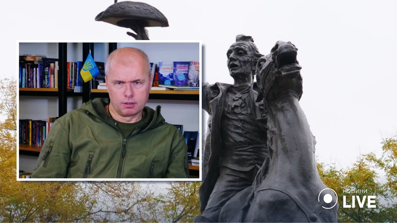 Доля пам'ятників Катерини, Суворову та Олександрівській колоні в Одесі