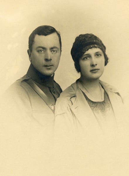 Петро Франко з дружиною