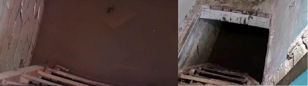 Подвал на улице Туполева затопило