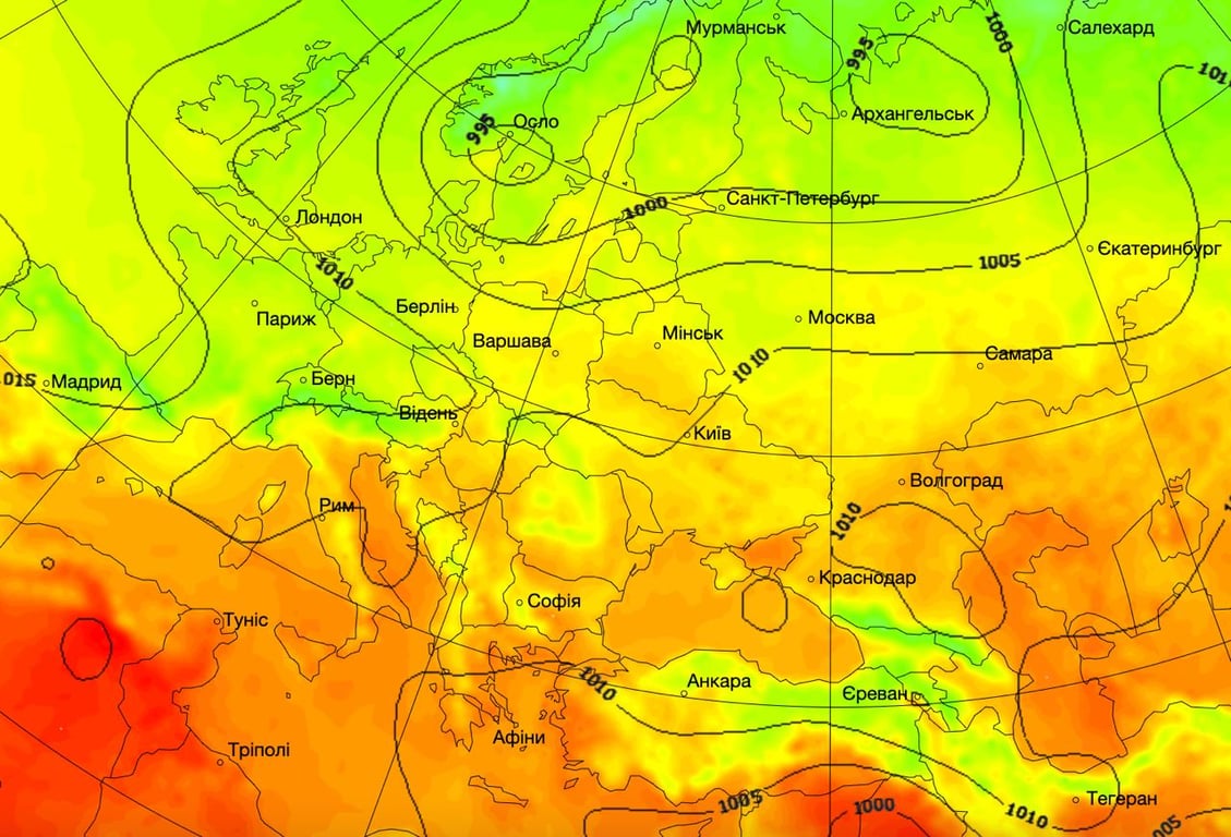 Прогноз погоди Gismeteo