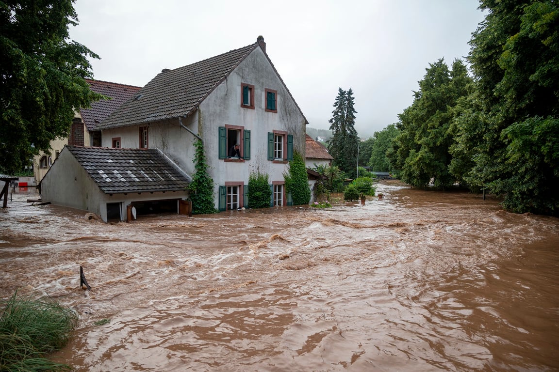 Зливи у Німеччині