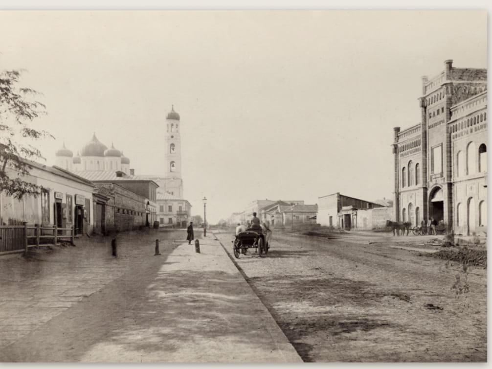 Преображенська вулиця, Одеса — історичне фото 1870-х років