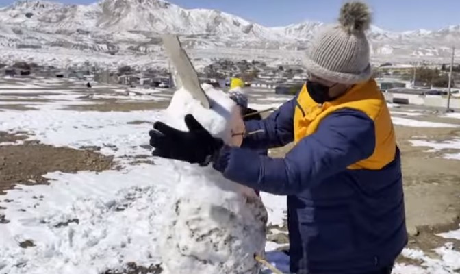 Пустыню Атакама засыпало снегом