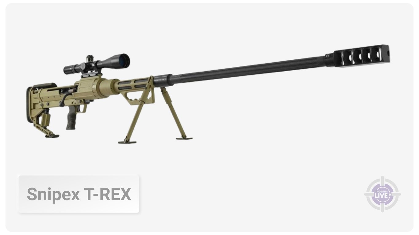 Снайперська гвинтівка Snipex T-REX відноситься до класу однозарядних