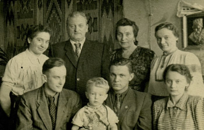 Тарас Франко з родиною - син Івана Франка
