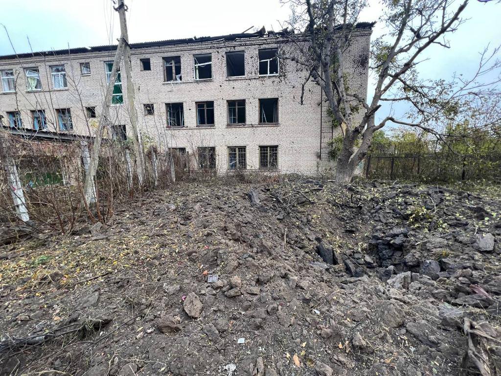 Удар по Запорожской области 20 октября