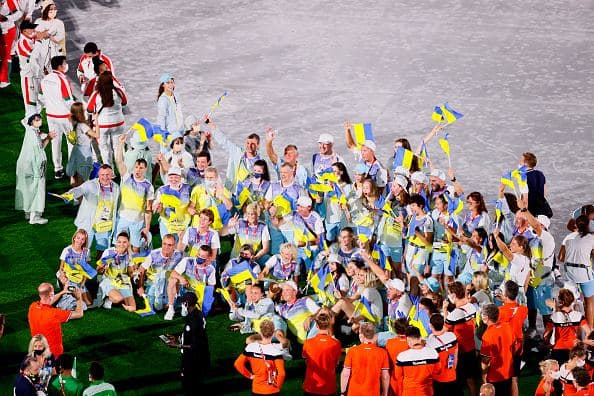 Украина на церемонии закрытия Олимпиады-2020