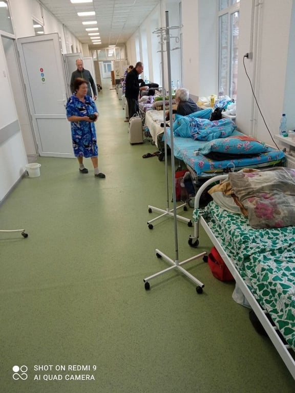 В Харькове больные коронавирусом лежали в коридоре