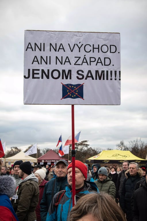 У Празі на мітингу вимагали виходу Чехії із ЄС