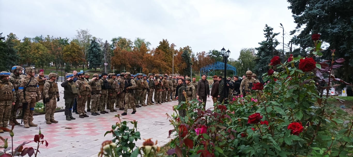 В Ізюмі побувало керівництво держави