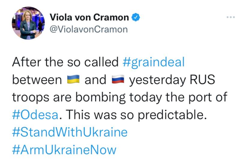 Виола вон Крамон, депутат Европейского парламента
