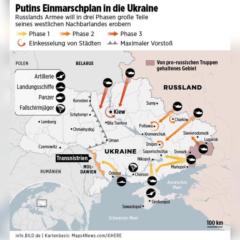 План Путіна по захопленню України