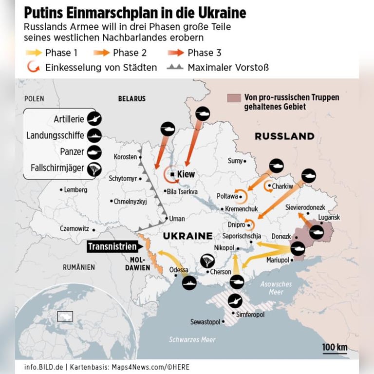План Путіна по захопленню України