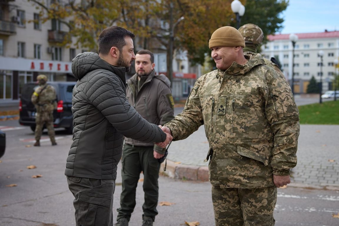 Зеленский посетил Херсон