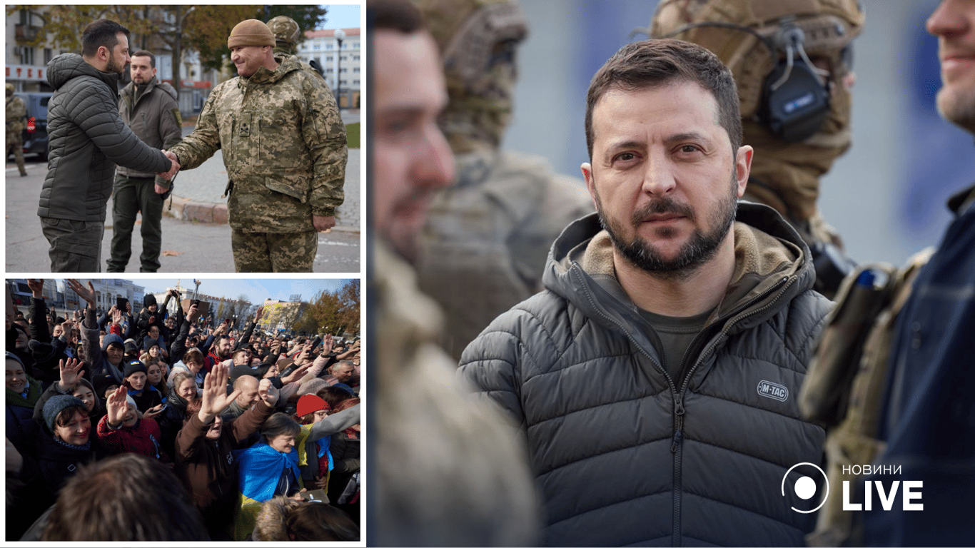 Володимир Зеленський відвідав Херсон