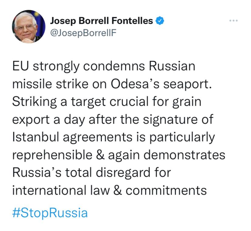 Жозеп Боррель, верховный представитель ЕС по иностранным делам и политик