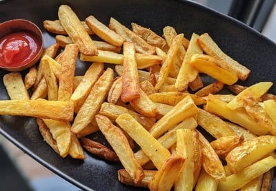 Free chips with any burger