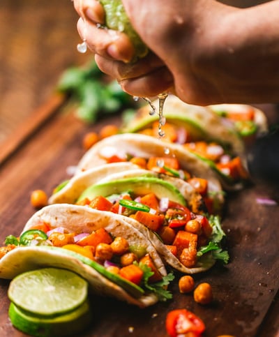 Free agua fresca with any taco plate