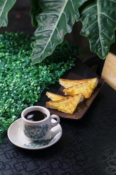 Kaya Toast with Soft-Boiled Eggs