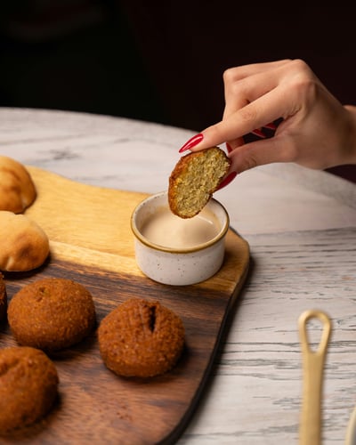 Crispy Falafel with Tahini Sauce