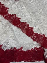 Designer Chantilly Lace Saree SM095 - Image 5