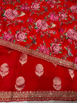 Banarasi Crepe Saree SM096 - Image 4