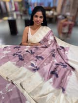 Kanchi soft silk Designer printed saree with temple border SS50509