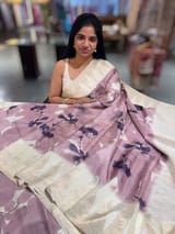 Kanchi soft silk Designer printed saree with temple border SS50509