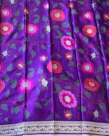 Lilac & Purple Combo Banarasi Tissue Brocade saree SS50217