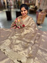 Antique Handloom Tissue Saree with Embroidery SS50417